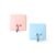 Self-Adhesive Wall Utility Hooks – Heavy-Duty Square Set (2 Pc)
