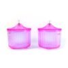 Dry Fruit Storage Jars – Luxury Transparent Plastic Set of 2