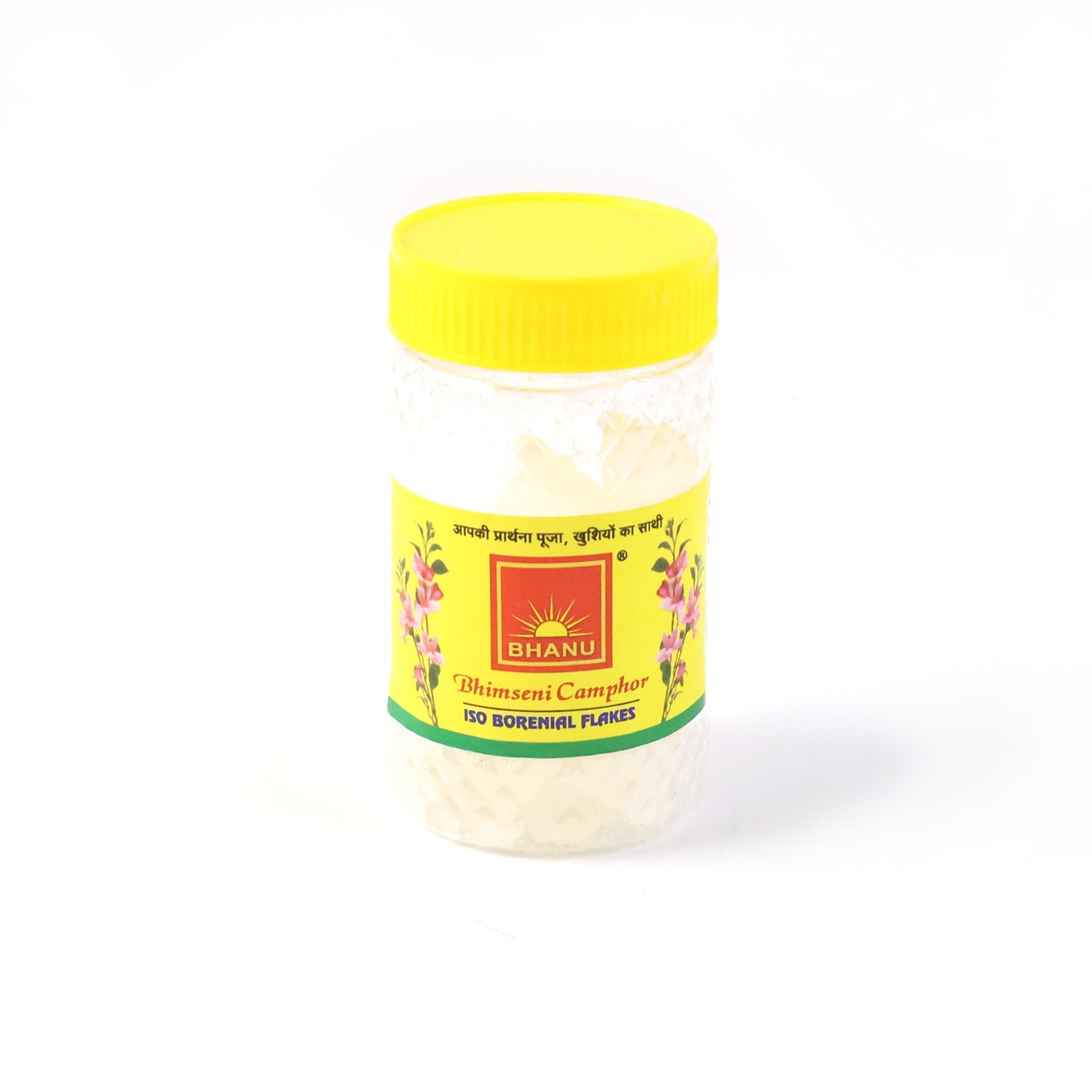 Bhimseni Camphor Flakes – Pure ISO Borneol for Pooja & Air Purification