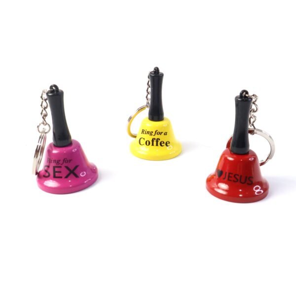 Mini Hand Bell Keychain – Fun Party & Bar Accessory