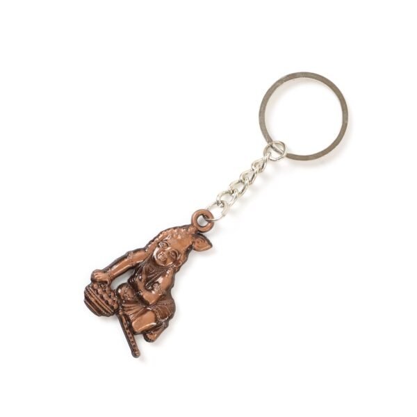 Bal Krishna Keychain – Durable Metal Devotional Accessory
