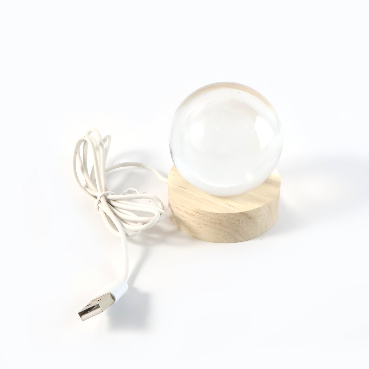 3D Crystal Ball Lamp – Enchanting Night Light | Styleva
