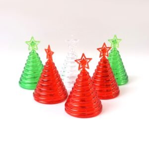 LED Christmas Tree Decorative Lights – Set of 6 Mini Battery Operated Lamps