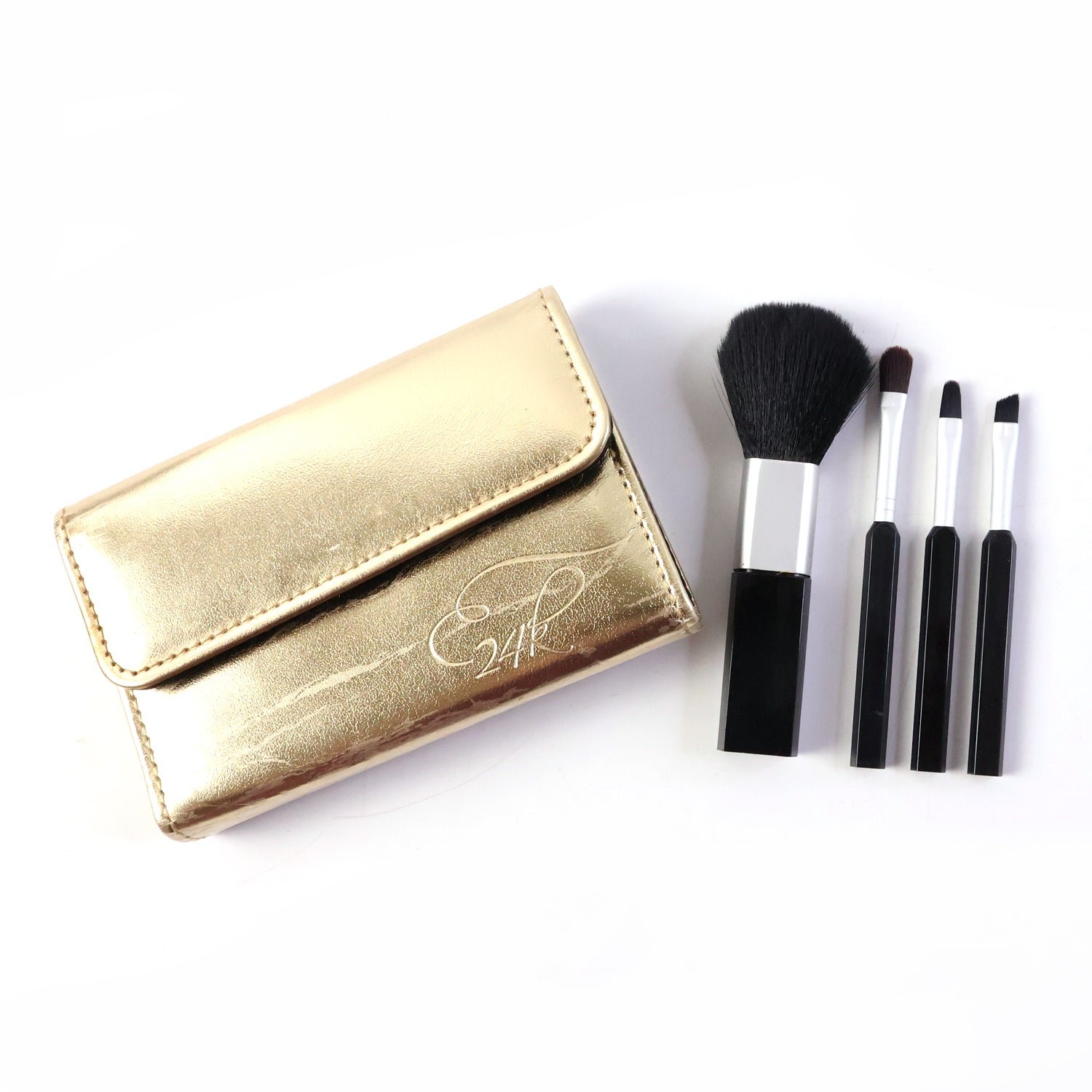 Makeup Brush Set – 4 in 1 Professional Brushes with Pouch