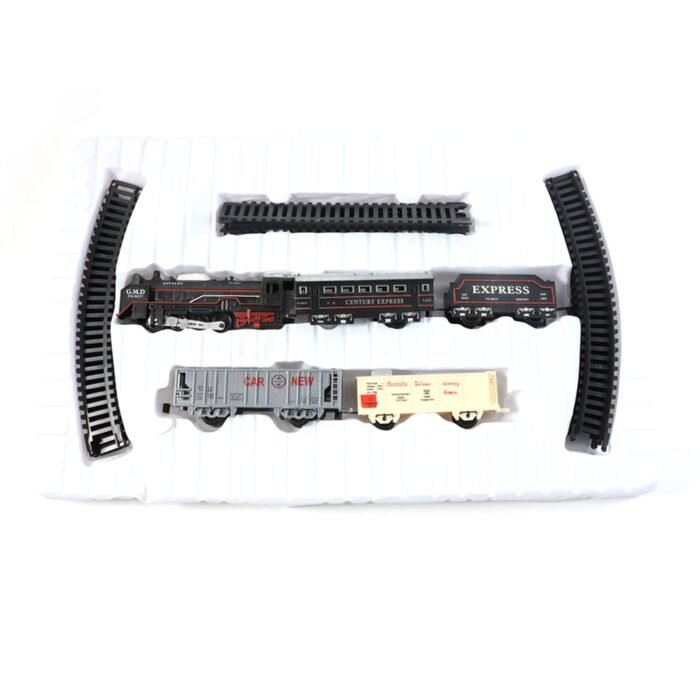 Battery Operated Toy Train Set – 19-Piece Track Playset for Kids