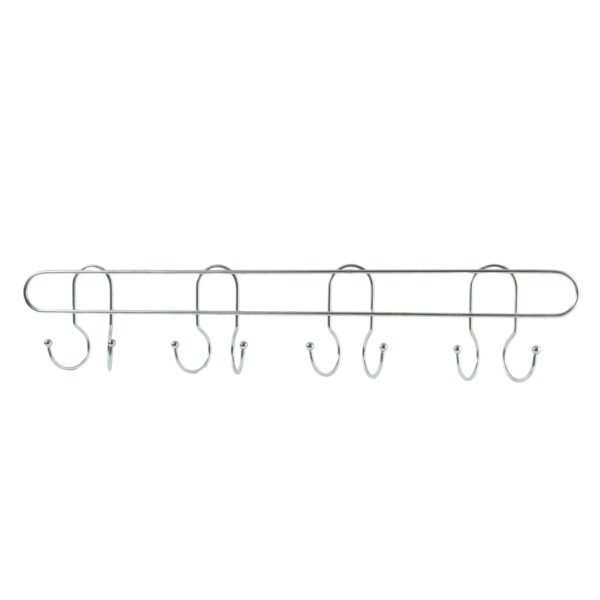 Heavy Duty Wall Mounted Hook Rack – Durable Stainless Steel Organizer