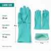Large Victor Green Rubber Gloves – Reusable & Waterproof for Kitchen