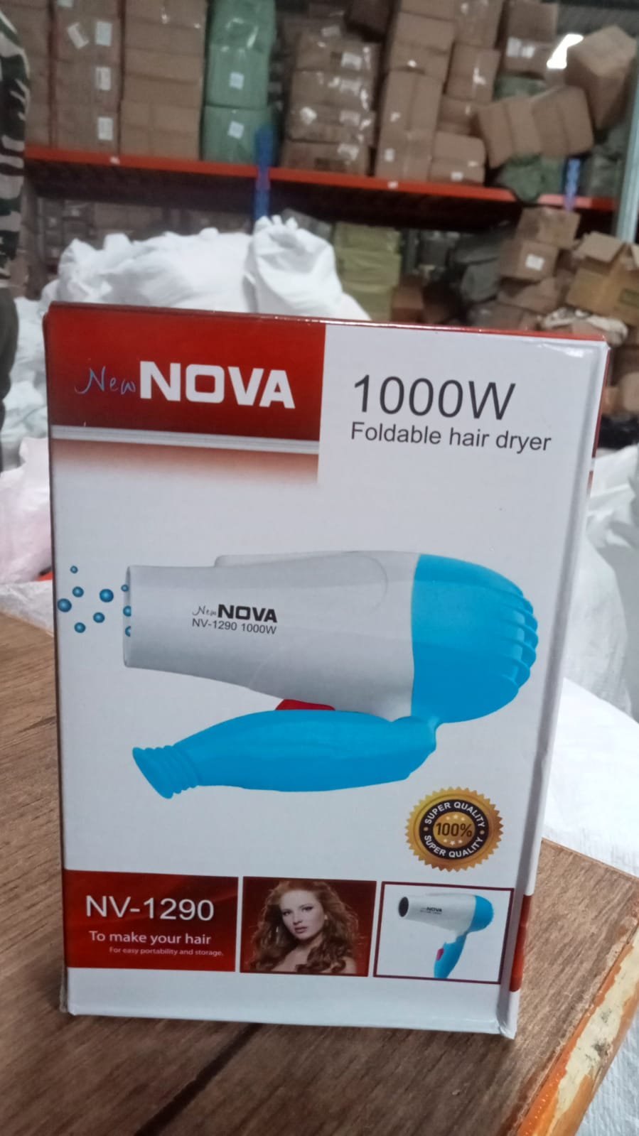 Folding Hair Dryer – 2 Speed Control & Compact | Calm & Curl