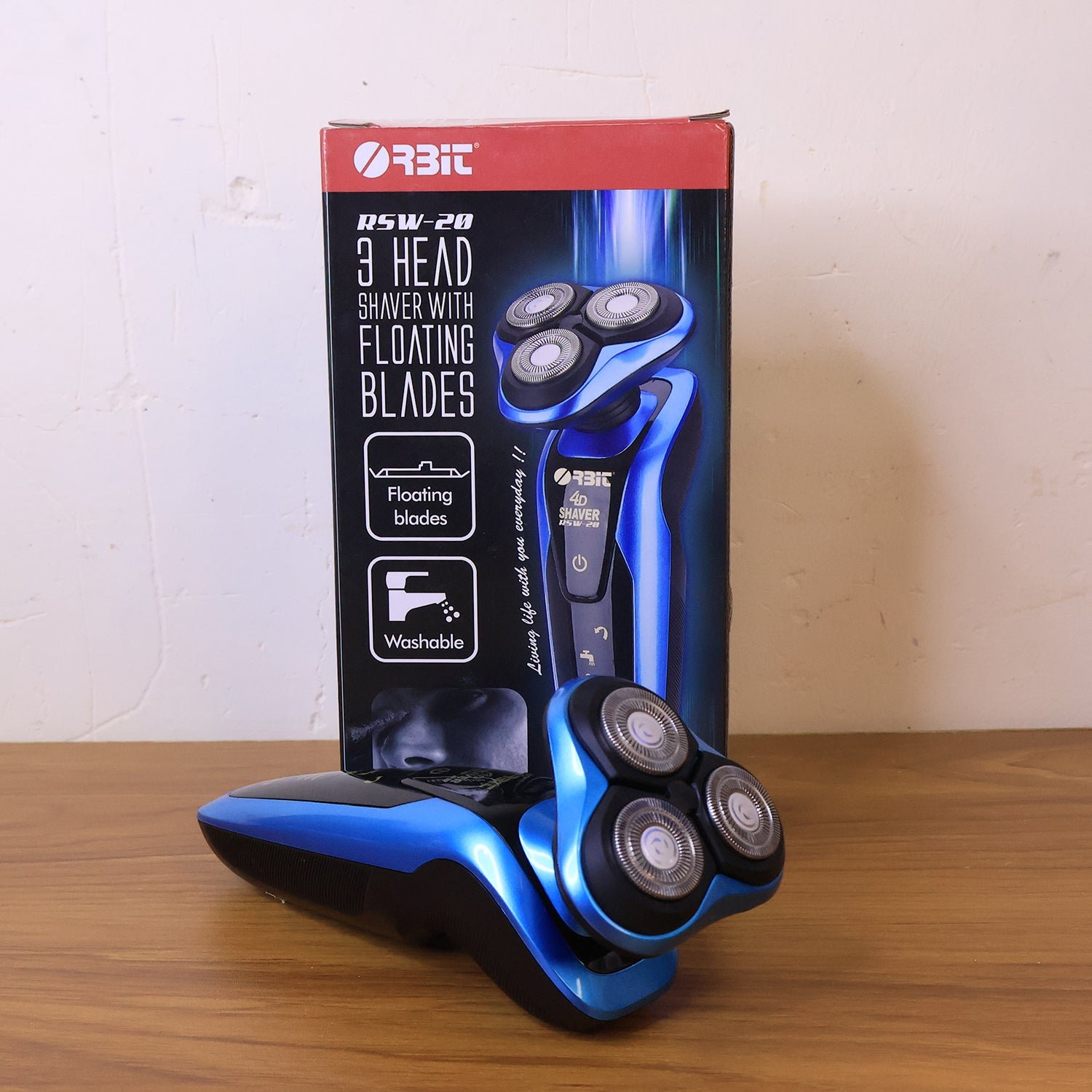 4D Rechargeable Electric Shaver – Smooth Waterproof Grooming