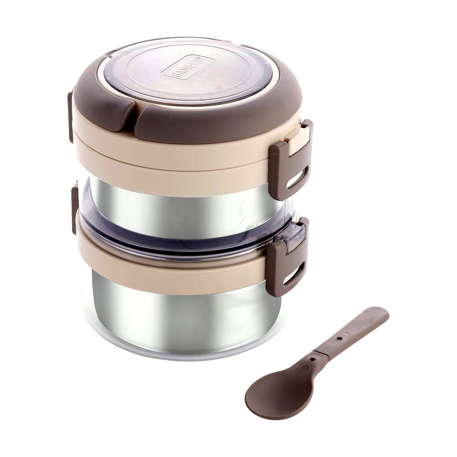 Stainless Steel Insulated Lunch Box – Leakproof Double Layer Tiffin