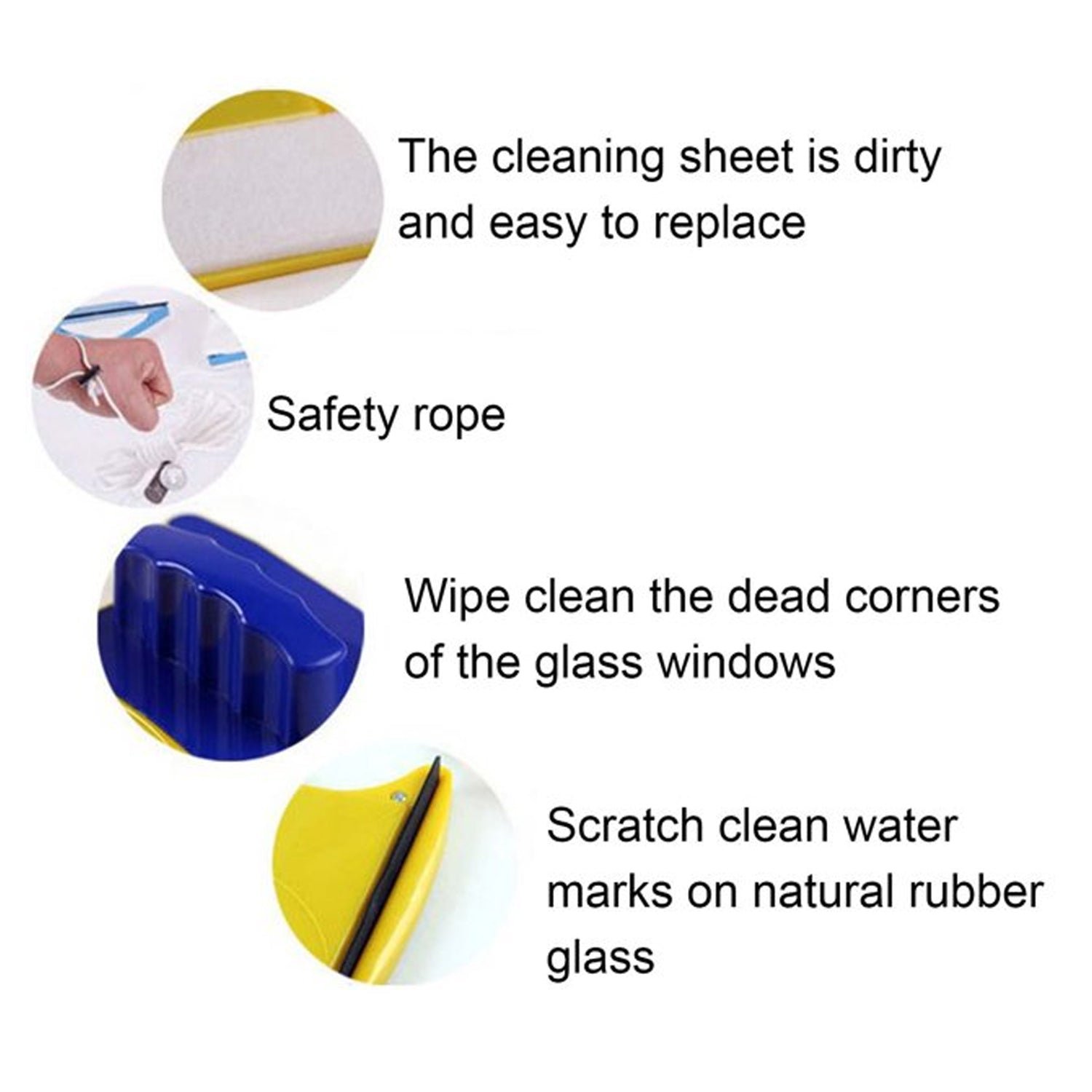 Magnetic Window Cleaner – Double-Sided, Streak-Free Glass | Velvet Wipe