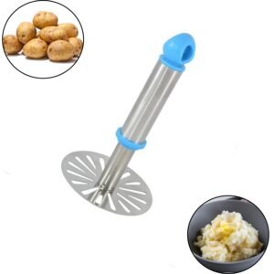 Potato Masher – Stainless Steel with Plastic Handle | Ganesh