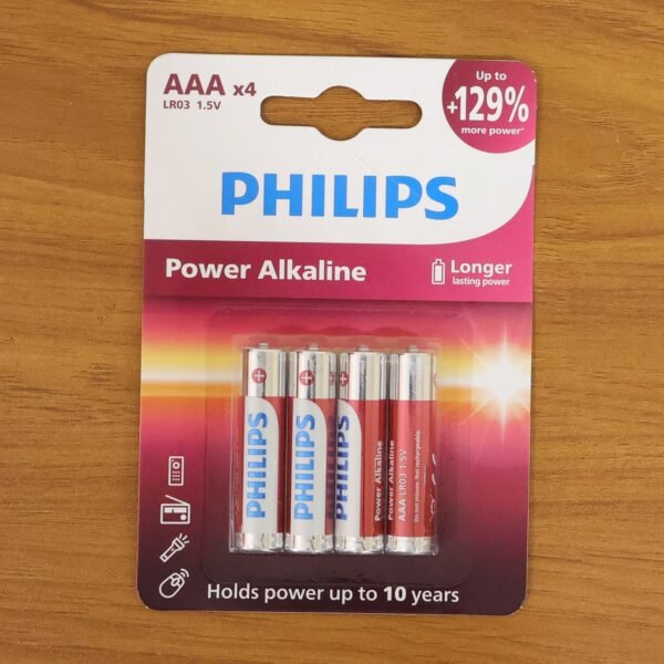 AAA Alkaline Batteries – Long-Lasting 4-Pack Power Cells
