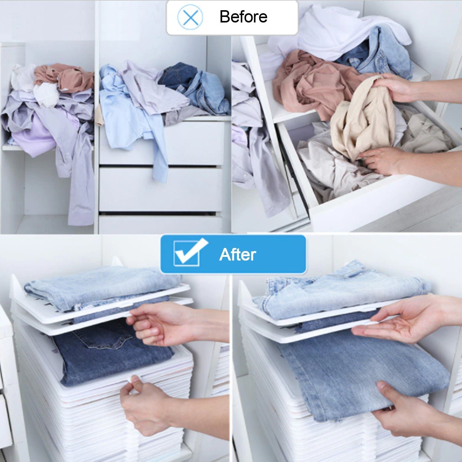 Cloth Organizer – Neat Fabric Storage for Home & Shops | Organivo