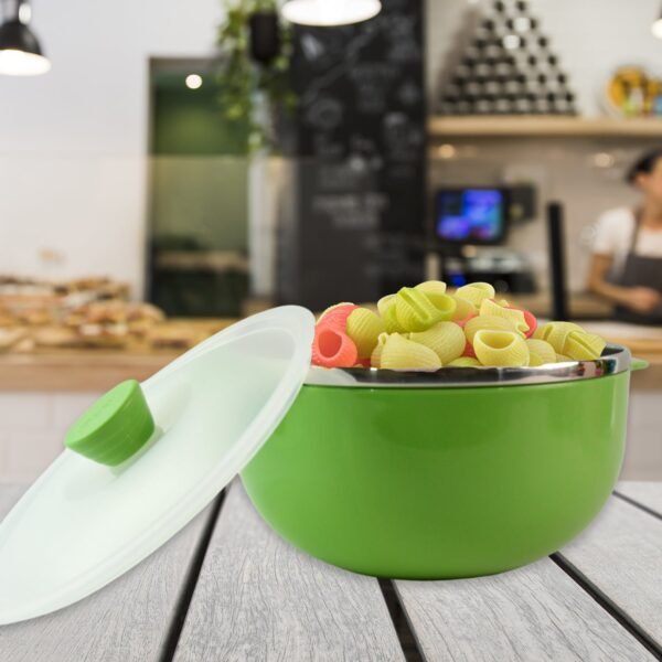 2200ml Microwave-Safe Plastic Serving Bowl – Durable & BPA-Free