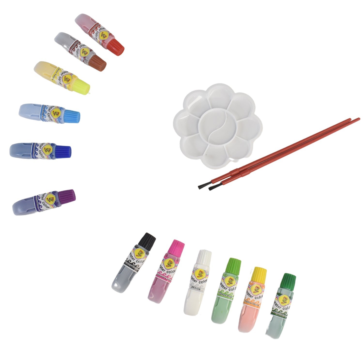 Water Colour Kit for Kids – 15-in-1 Vibrant Paint Set