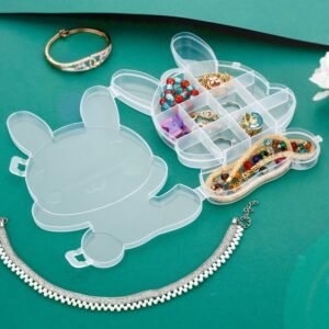 Bear Jewelry Organizer – Clear ABS Plastic Storage Box | Organivo
