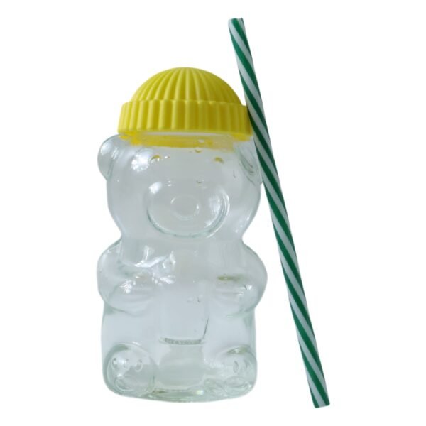 Bear Shape Kids Drinking Cup with Straw – 350ml Fun Hydration