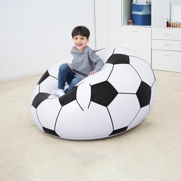 Inflatable Soccer Ball Lounge Chair – Fun & Comfortable for Kids