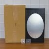 Rotating Storage Cabinet with Mirror, Space-Saving Wall Organizer