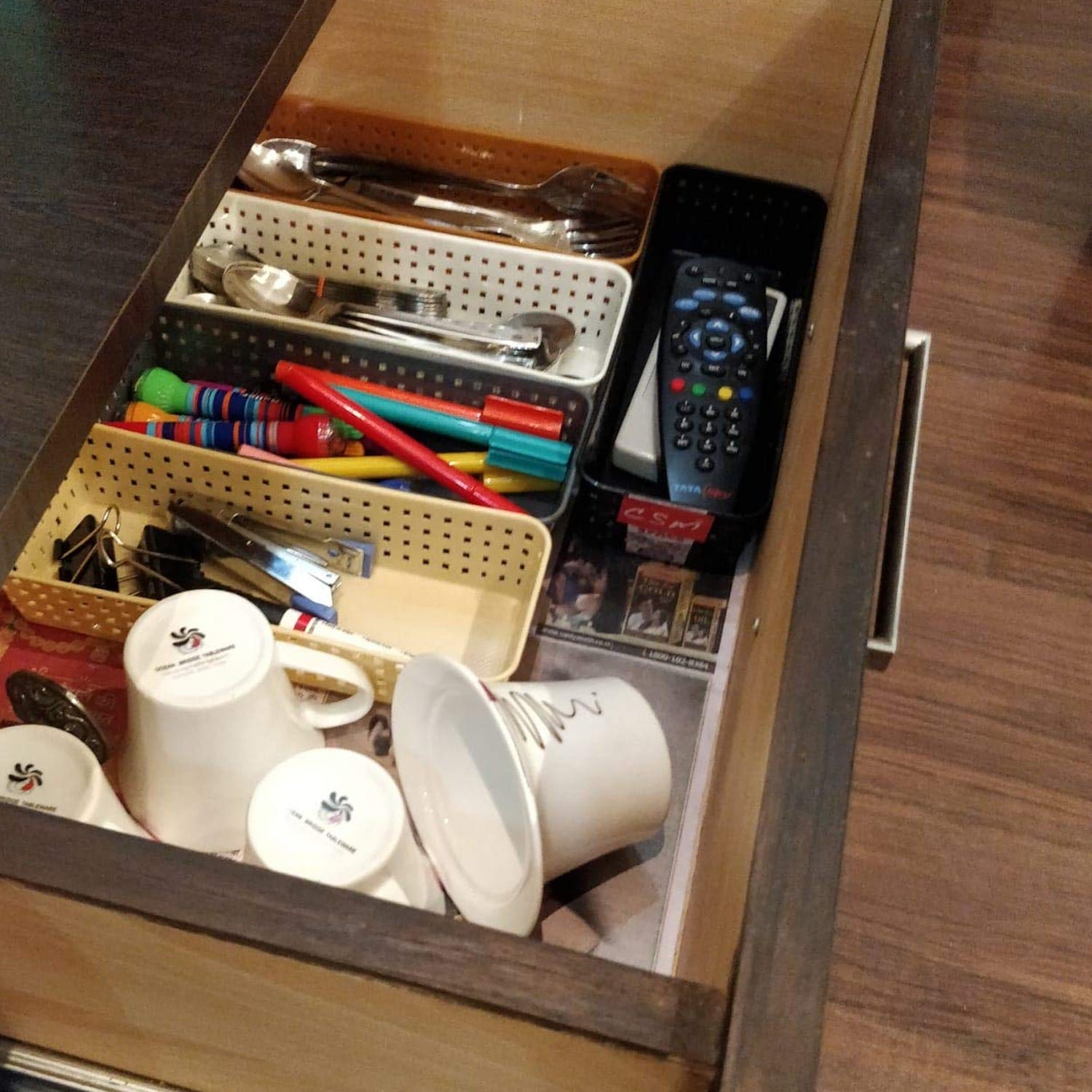 Desk Organizer Tray – 6-Piece Multipurpose Storage | VoltDesk