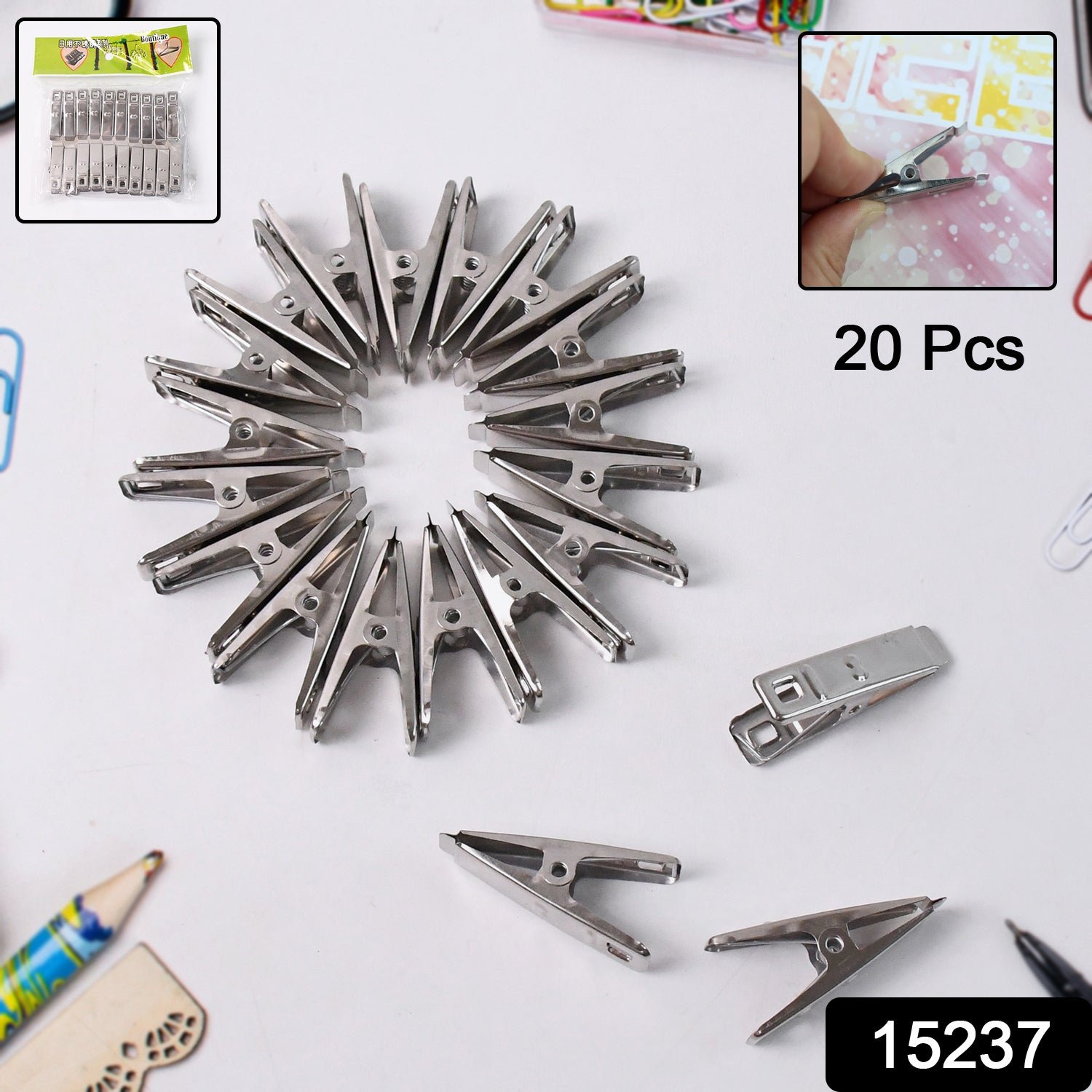 Stainless Steel Cloth Drying Pins – Strong Rust-Resistant Clips