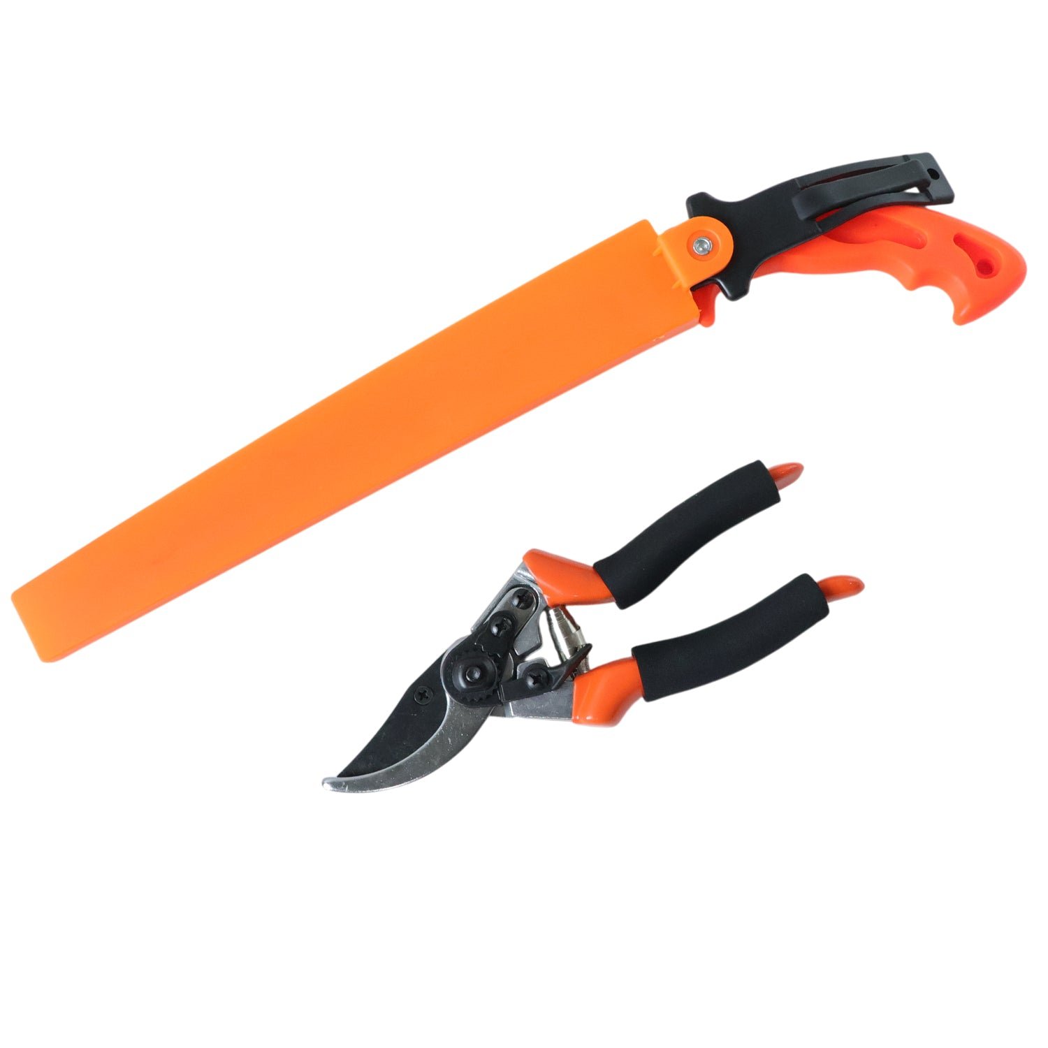 Garden Pruning Tool Combo – Heavy Duty Saw & Sharp Shears