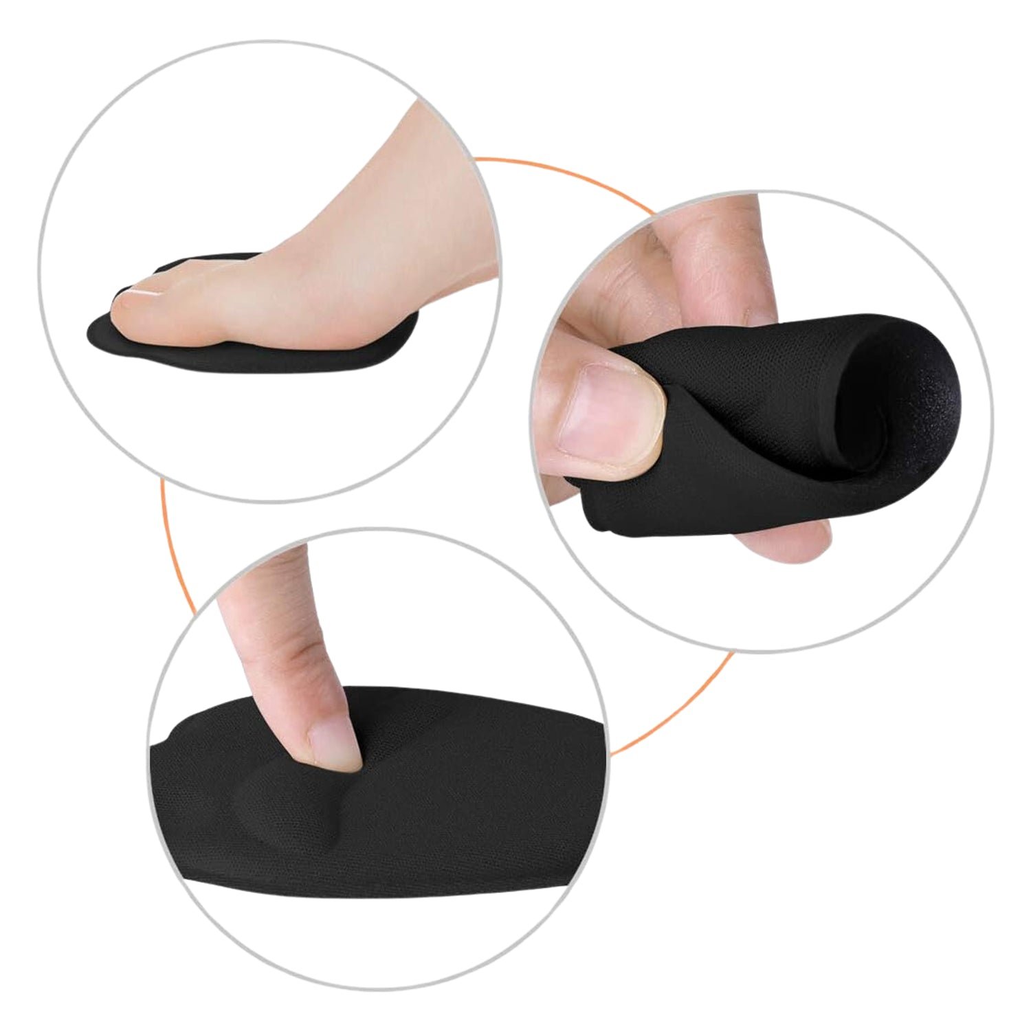 Heel Cushion Inserts – Non Slip, Callus Prevention Pads | Velvet Wellness