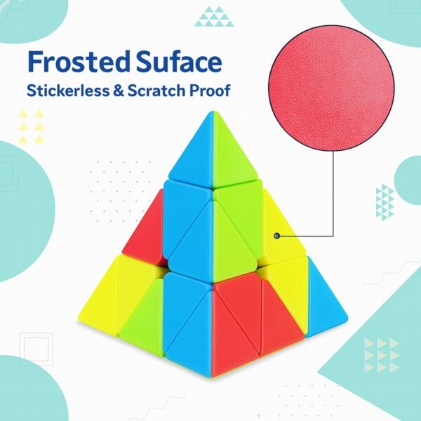 Triangle Puzzle Cube – Fast & Smooth Brain Teaser Toy