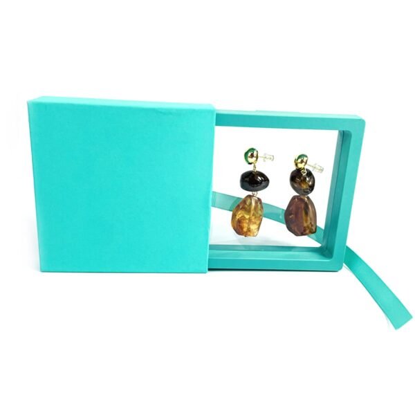 Transparent Jewellery Display Box – Elegant Floating Frame Organizer