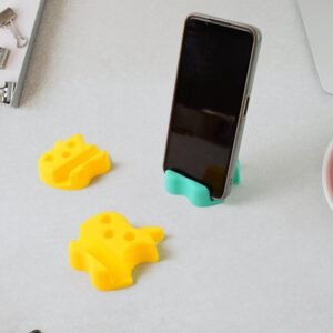 Mobile Stand with Pen Holder – Apple-Shaped Desk Organizer 3 Pc