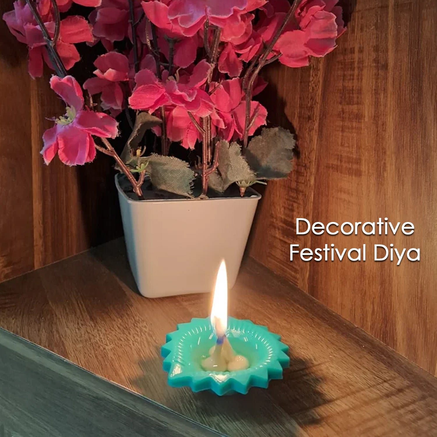 Silicone Diya Set (6 Pcs) – Reusable Diwali Lamps | Giftoiza
