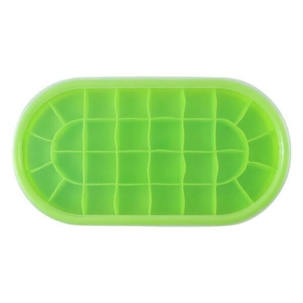 Oval Silicone Ice Cube Tray – Easy Release & Odor-Free Storage