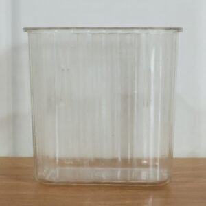 Mini Rack-Mount Storage Box – Space-Saving Transparent Organizer