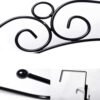 Over Door Hanger Rack – 7 Hooks Metal Organizer | Indo Glow