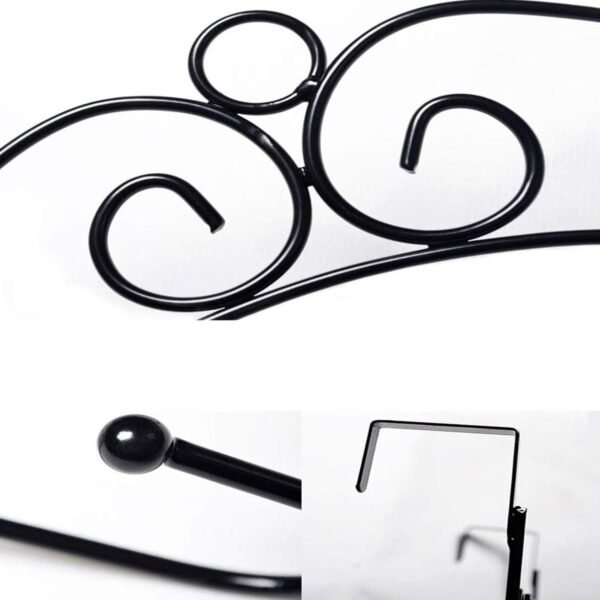 Over Door Hanger Rack – 7 Hooks Metal Organizer | Indo Glow