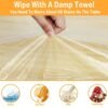 Elastic Table Cover – Waterproof & Round | Tidy Table (10 Pcs)