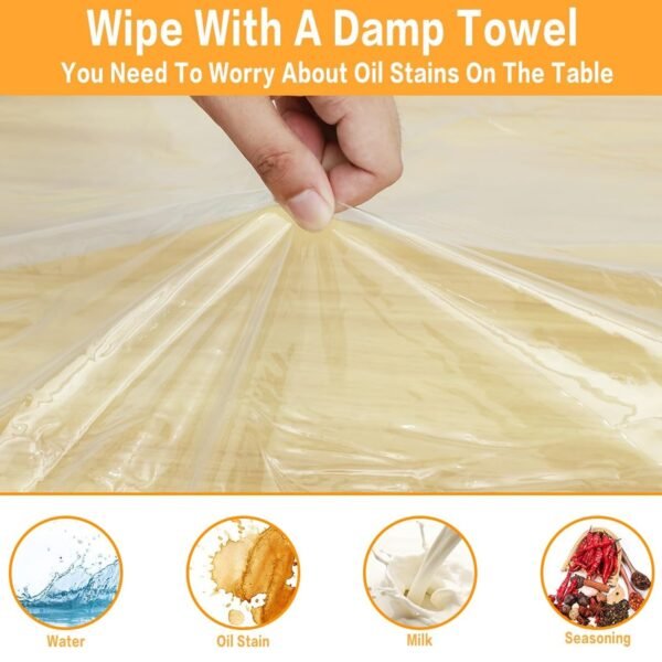 Elastic Table Cover – Waterproof & Round | Tidy Table (10 Pcs)