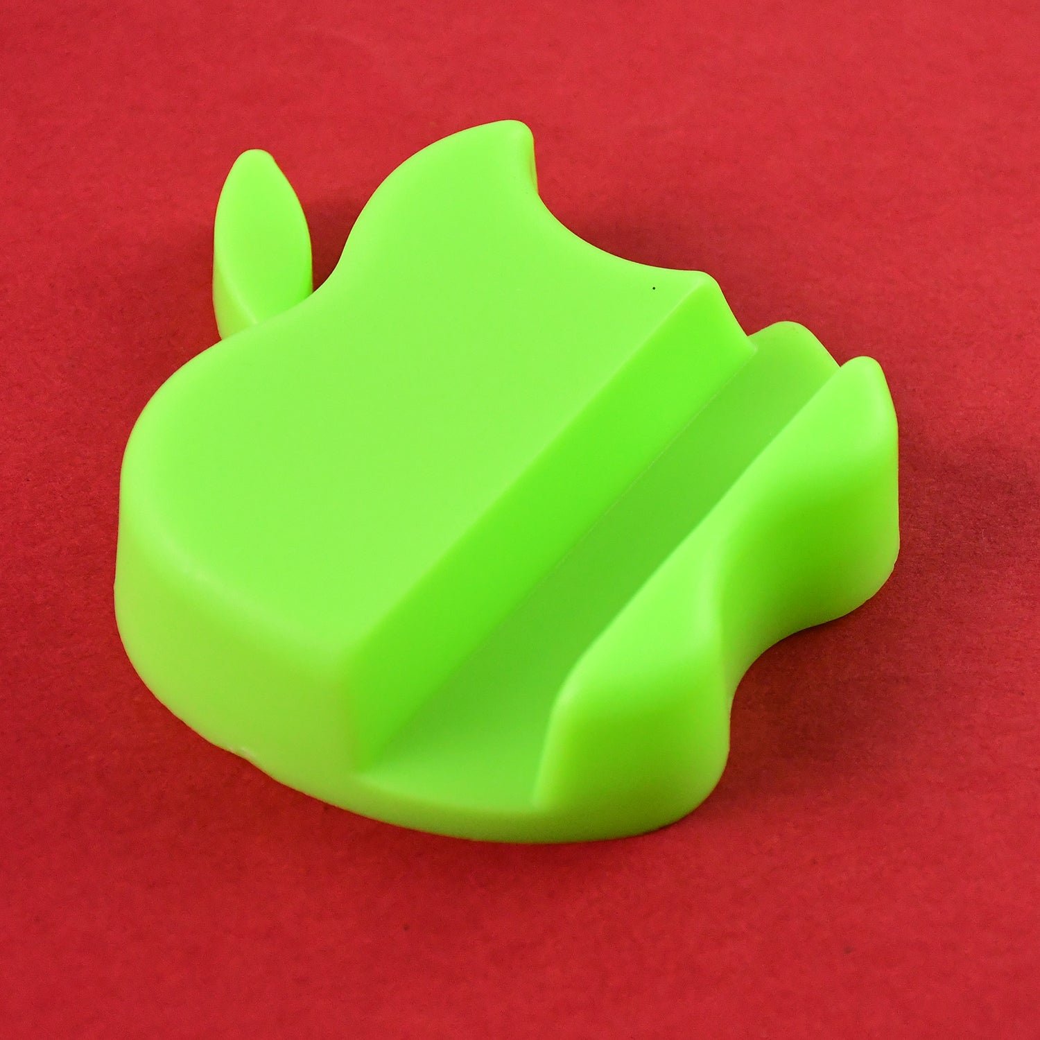 Apple-Shaped Mobile Phone Stand – Compact 3-Piece Set