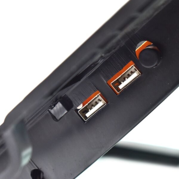 Laptop Cooling Pad – Adjustable Stand, Dual Fan | Indo Glow