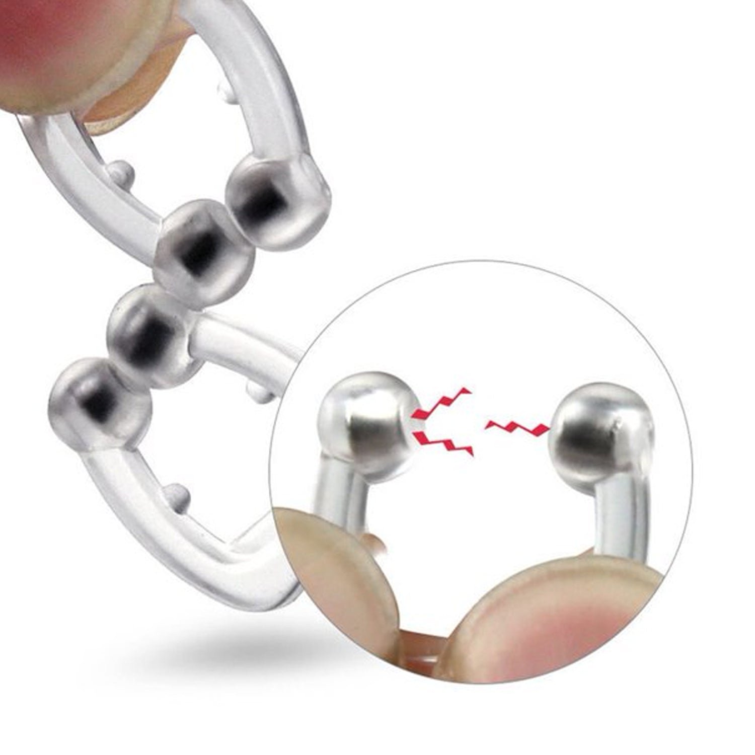 Anti-Snore Nose Clip – Silicone Magnetic Relief for Snoring
