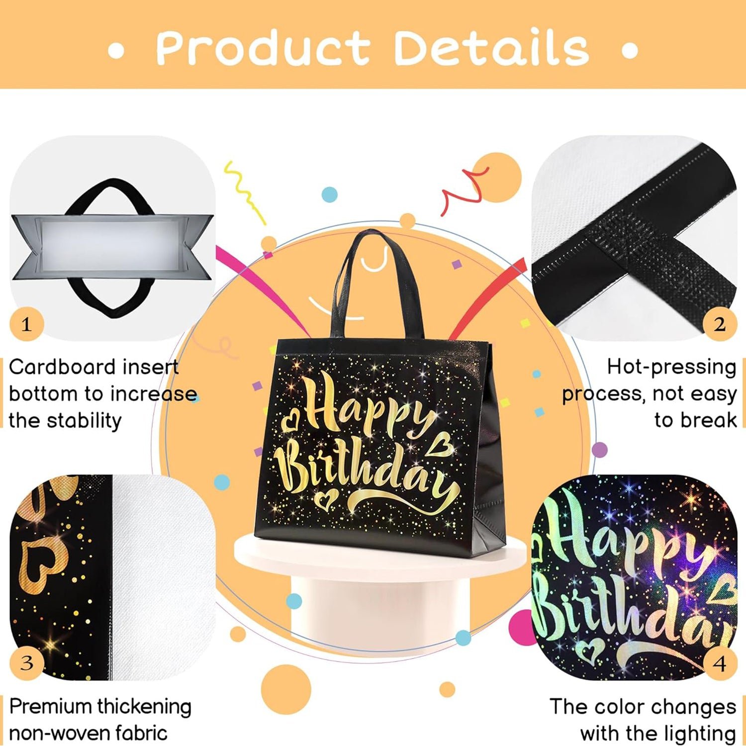 06_42ef6d1c-1068-4ff1-bb1b-276ccb1290b0 Birthday Gift Bag with Gold Stars – Reusable Black Tote