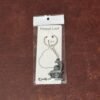 Shivling Keychain – Elegant Silver Metal Design with Snake Motif