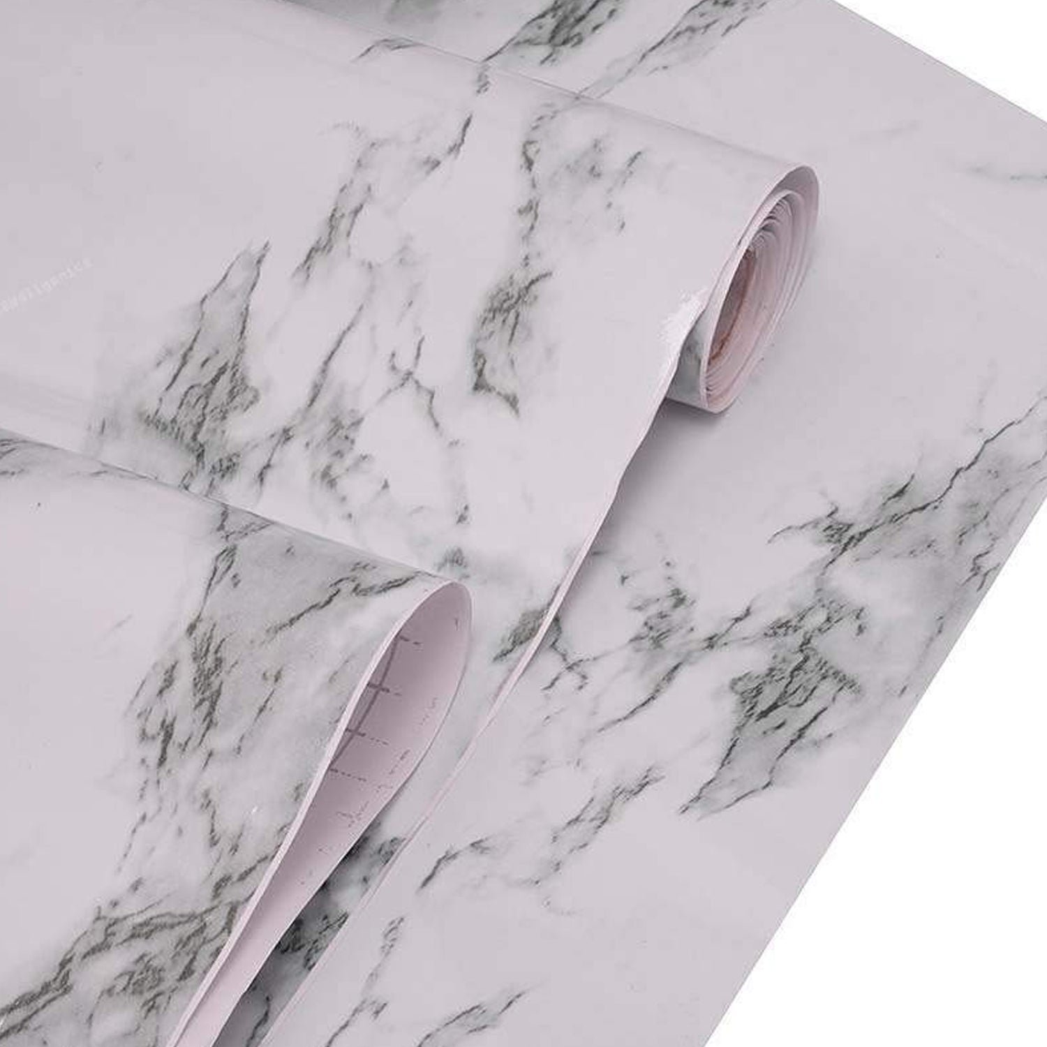 Marble Kitchen Wallpaper – Easy Peel & Stick Renovation 2m x 60cm