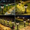 Solar Pathway Lights – Water-Ripple Garden Lighting | FitFuzion