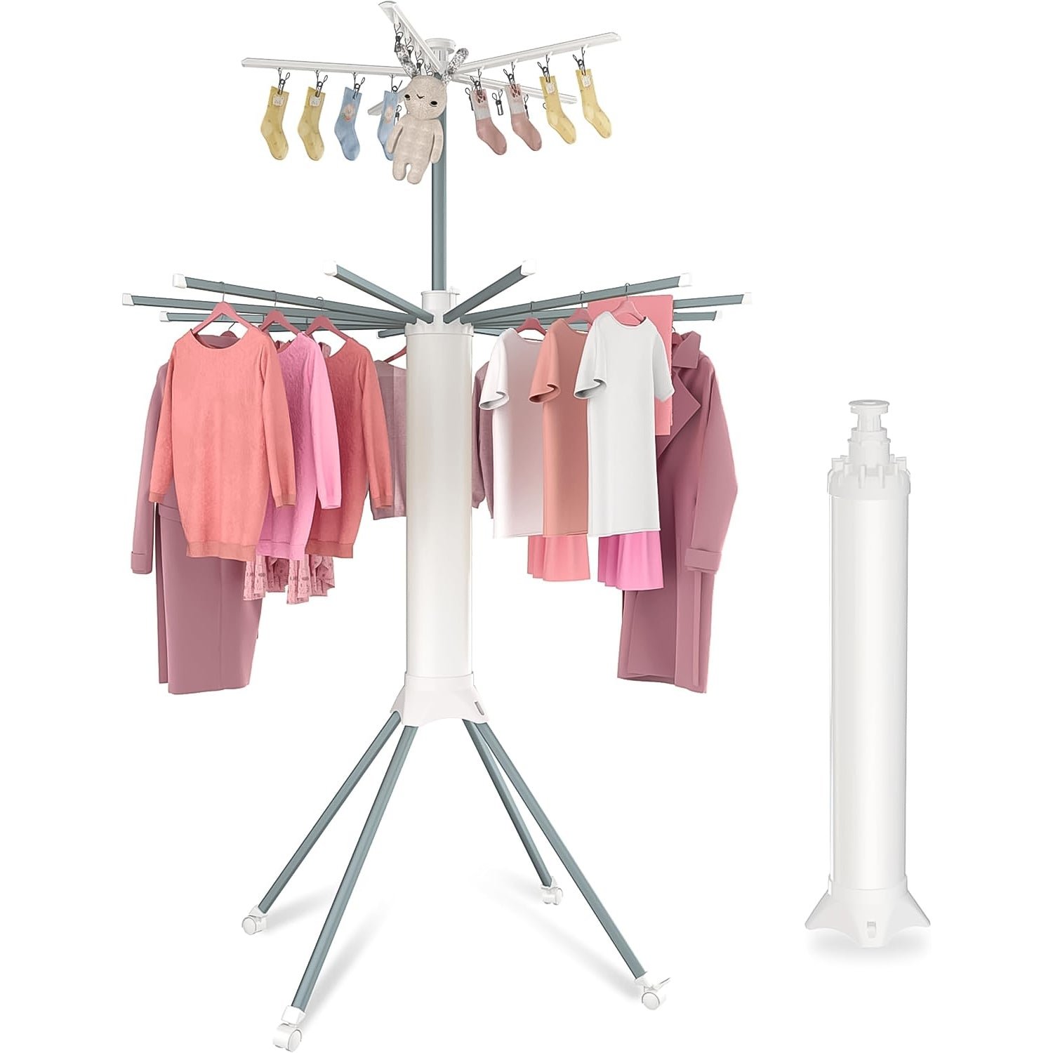 Clothes Drying Rack – Multi-Layer Foldable Design with Wheels, OCTOPUS RACK