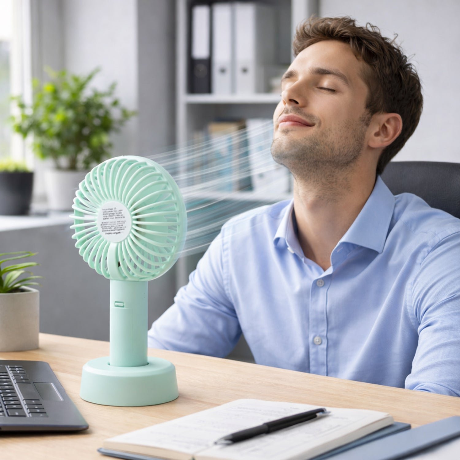 Portable Handheld Fan – Lightweight & Rechargeable Cooling | Storenzo
