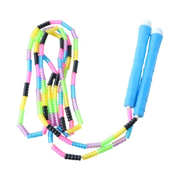 Beaded Skipping Rope – Colorful Kids Jump Rope with Grip Handles