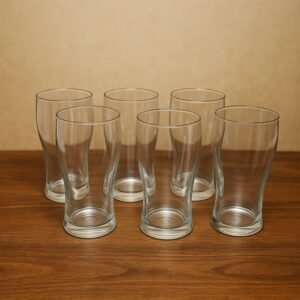 Unbreakable Pitcher Glass Set – Vista 350 ML, 6-Piece Durable Drinkware