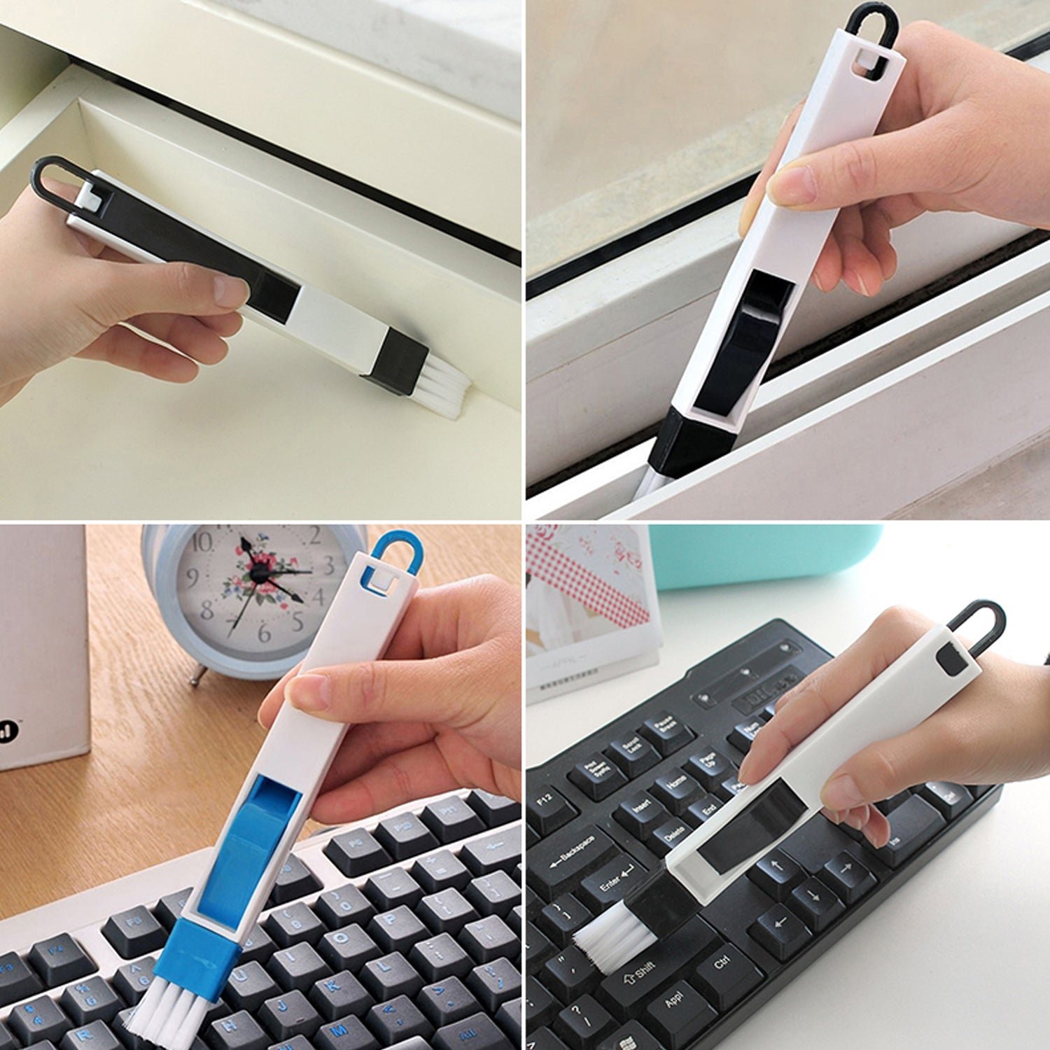 Window Slot Cleaning Brush – 2-in-1 Tool for Narrow Gaps | WipeTech